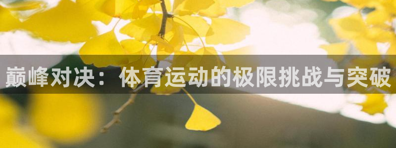 k球体育：巅峰对决：体育运动的极限挑战与突破